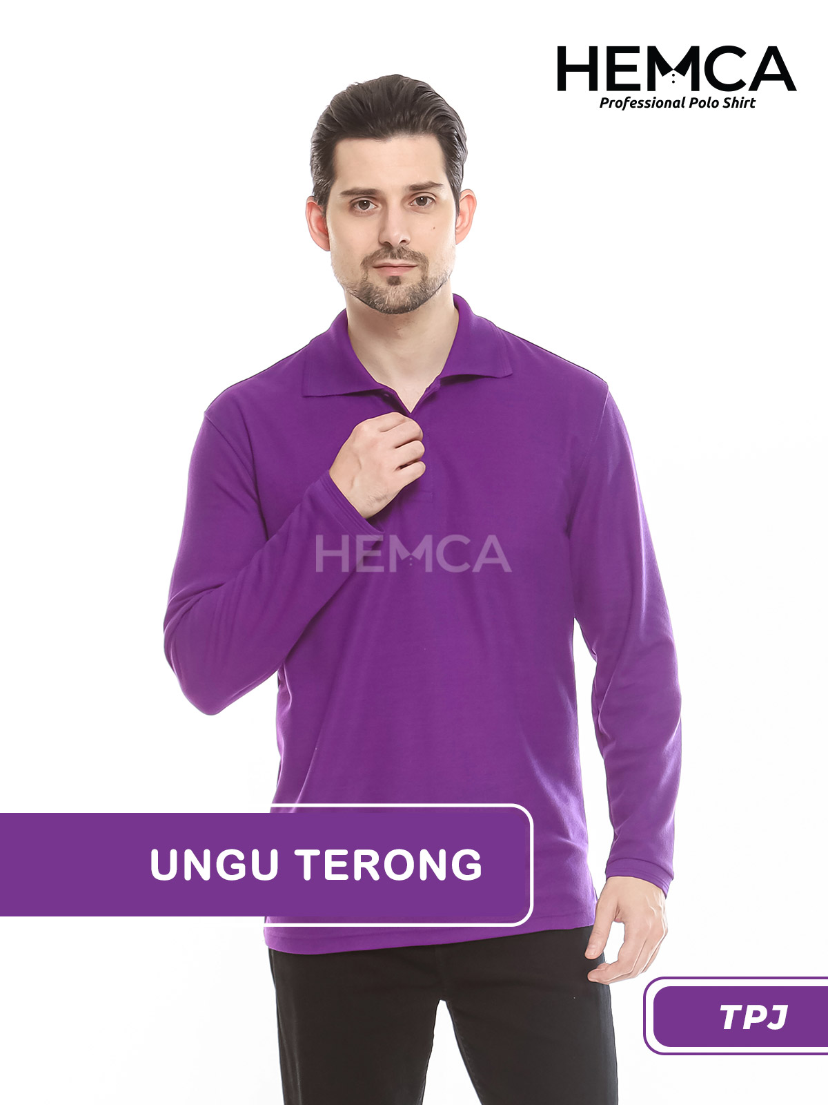 Polo Polos TPJ Ungu Terong