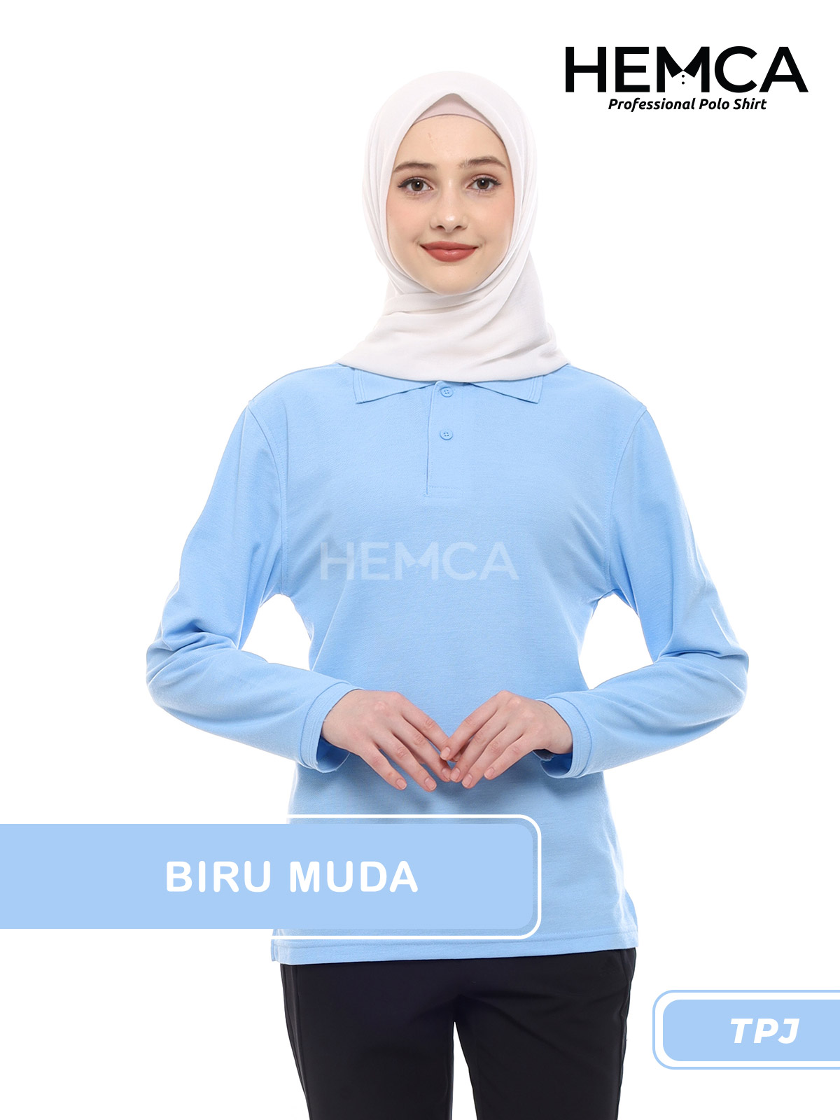 Polo Polos TPJ Biru Muda